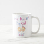 Proud Mom Of Boy Girl Twins Coffee Mugs