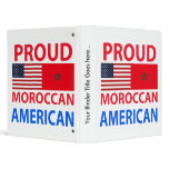 Proud Moroccan American Vinyl Binders