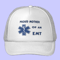 Proud Mother Of An EMT hats
