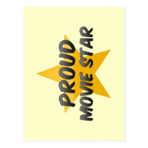 Proud Movie Star Postcard