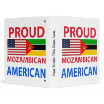 Proud Mozambican American Vinyl Binders