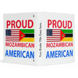 Proud Mozambican American Vinyl Binders