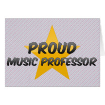 Proud Music Professor Cards
