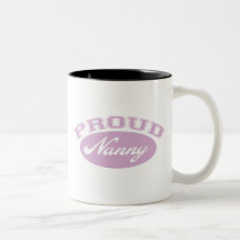 Proud Nanny Coffee Mugs