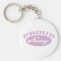 Proud Nanny Key Chains