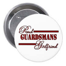 Proud National Guard Girlfriend (Red N Black) Pin