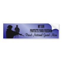 Proud National Guard Mom bumper stickers