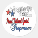 Proud National Guard Stepmom Round Sticker