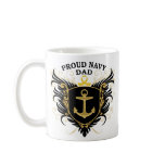Proud Navy Dad Coffee Mug