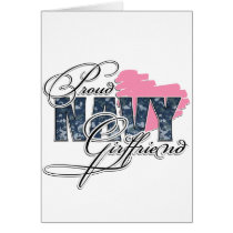 Proud Navy Girlfriend Card