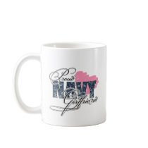Proud Navy Girlfriend Coffee Mug
