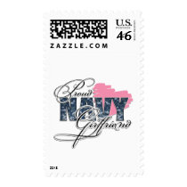 Proud Navy Girlfriend Stamp