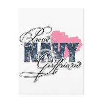 Proud Navy Girlfriend Post Card