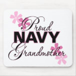 Proud Navy Grandmother Mouse Pads