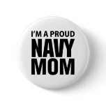 Proud Navy Mom button