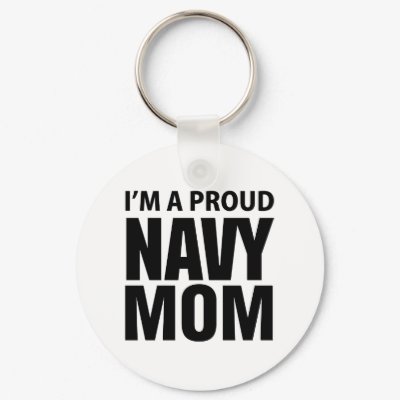 Proud Navy Mom keychain by navyformoms