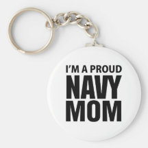 Proud Navy Mom keychain