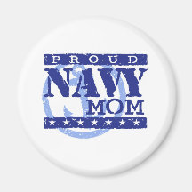 Proud Navy Mom Magnets