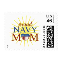 Proud Navy Mom Postage