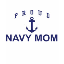 Proud Navy Mom t-shirts