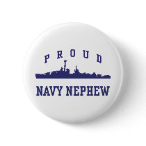 Proud Navy Nephew Pinback Buttons