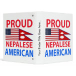 Proud Nepalese American binders