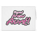Proud New Aunt tshirts and Gifts Card