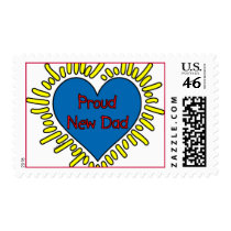 Proud New Dad Stamp stamps