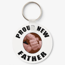 Proud New Father Gift keychains