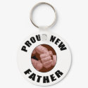 Proud New Father Gift keychains