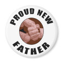 Proud New Father Gift magnets
