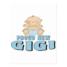 Proud New Gigi T-shirt Postcard
