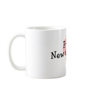 Proud New Grandma Baby Girl Footprints mug