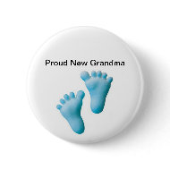 Proud New Grandma button