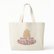 PROUD NEW Grandma T-Shirt bag