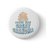 PROUD NEW Great Grandma T-Shirt Buttons