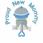 Proud New Mommy embroidered shirts