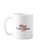 Proud New Nonna Baby Girl Footprints Coffee Mugs