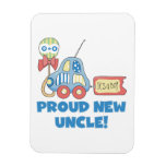 Proud New Uncle Car It's a Boy Gifts Flexible Magnet