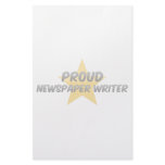 Proud Newspaper Writer Personalized Stationery
