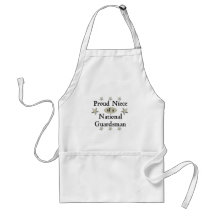 Proud Niece of a National Guardsman Aprons