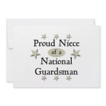Proud Niece of a National Guardsman Invite