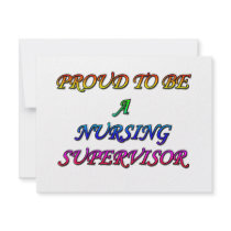PROUD NURSING NURSING SUPERVISOR invitations