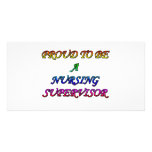 PROUD NURSING NURSING SUPERVISOR PHOTO GREETING CARD