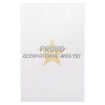 Proud Occupational Analyst Custom Stationery