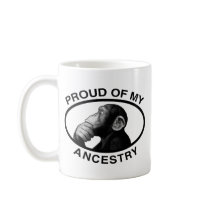 Proud Of My Ancestry Chimp Mugs