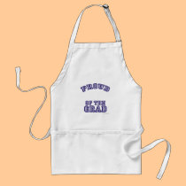 Proud of My Grad plain aprons