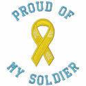 Proud of My Soldier, Army Wife embroidered shirts