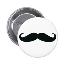 Proud of my Stache....Mustache Pinback Buttons