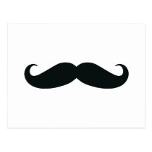 Proud of my Stache....Mustache Postcard